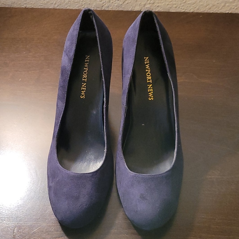 Newport News Suede Block Heels